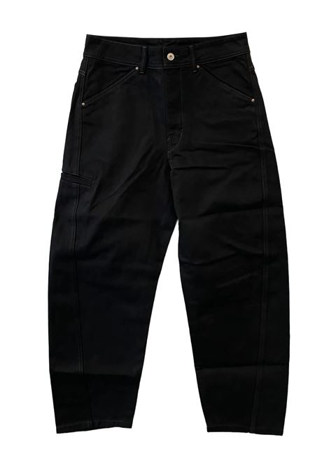 twisted workwear pants man black LEMAIRE | PA1102 LD1055BK999